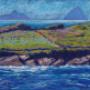 Skelligs. Original oil pastel