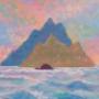 Three Skelligs. Original oil on canvas
