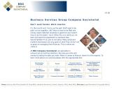 BUSINESS SERVICES GROUP