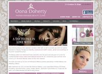 Doherty Oona Award Winning Skin Care Clinic & Beauty Salon's website