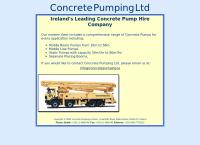 Concrete Pumping Ltd's website