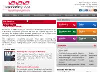 Sales and Marketing Recruitment - The People Group's website