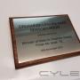 Uploaded by visitor on 24/11/2016 - Stainless Steel Plaque With Wooden mount