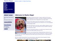 Madra Magic Grooming Service's website