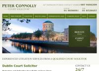 Peter Connolly Solicitors's website
