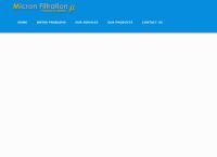 Micron Filtration Ltd's website