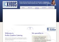 Kudos Creative Catering's website
