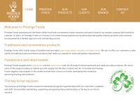 PRESTIGE FOODS LIMITED's website