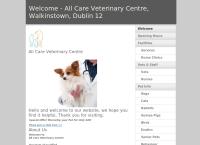 All Care Veterinary Centre's website