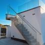 Glass stairs