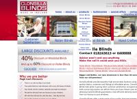 Clonsilla Blinds's website
