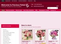 Precious Petals Florists's website