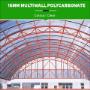 16mm Multiwall Polycarbonate Sheets Clear