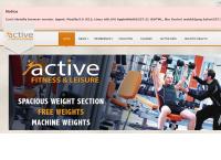 Active Fitness and Leisure's website