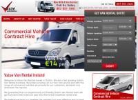 Value Van Rental's website