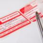 self-laminating peel and seal labels
