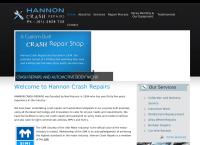 HANNON CRASH REPAIRS's website