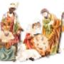 2.5"-11 Figure Resin Nativity Set