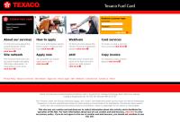 Texaco Fuel card