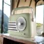 Akai Vintage Radio with AM and FM Radio Functions - Green