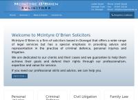 MCINTYRE O'BRIEN SOLICITORS's website