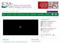 Irish Cattle & Sheep Farmers Assoc Icsa's website