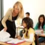 Students in class