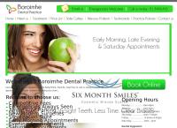 BOROIMHE DENTAL PRACTICE's website
