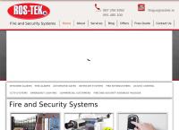 Rostek Fire and Security Systems's website