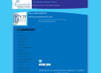 Essentials Holistic Centre's website