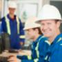 Global students learning on site