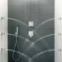Square shower set