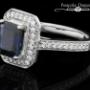 Sapphire engagement ring