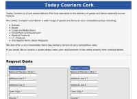 Today Couriers Cork's website