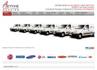 Active Appliance Repairs's website
