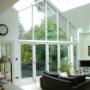 Internal view of a bifold and Apex window