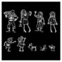 Zombie Family Car Stickers