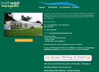 North East Marquees's website
