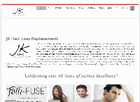 JK HAIR REPLACEMENT's website