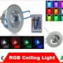 RGB 5w Reccessed Downlights dimmable