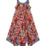 Printed Handkerchief Dress