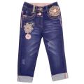 Denim Flower Jeans