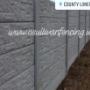 Concrete Post & Panel Fence