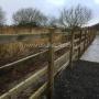 Post & rail fence