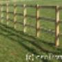 Post & rail fence