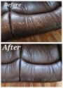 bleach stains on leather sofa repair