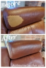 leather sofa headrest repair