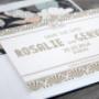 Letterpress Wedding Stationery - Art Deco