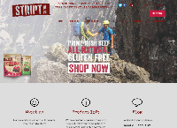 Stript Snacks's website