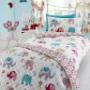 Girls bed linen & curtains